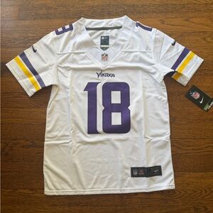 NWT Justin Jefferson Minnesota Vikings Jersey M (10-12)